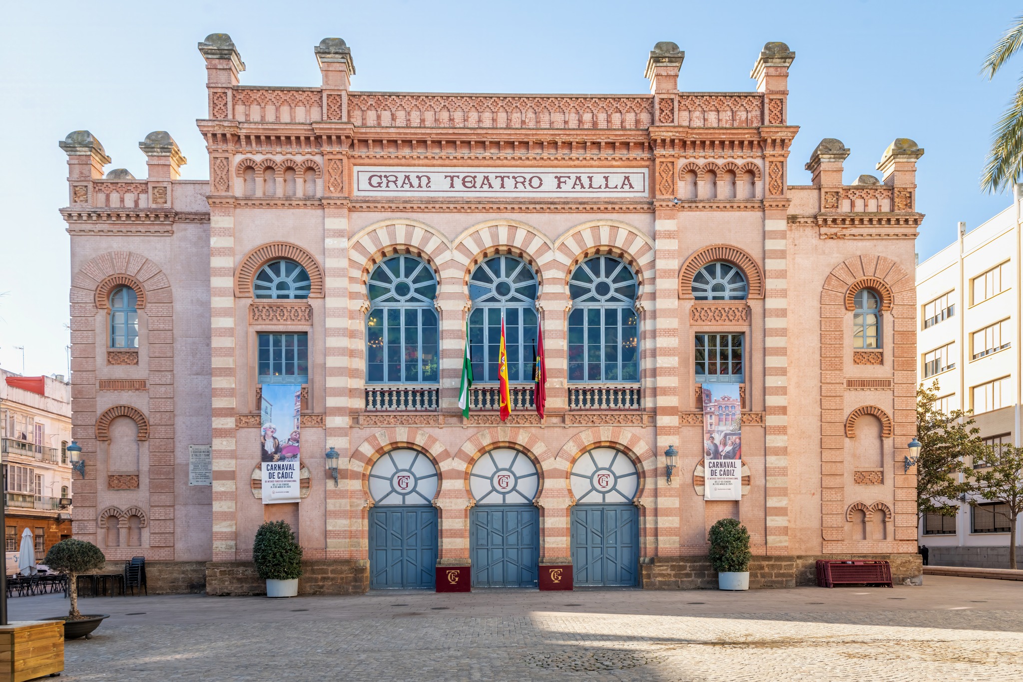 Gran Teatro Falla durante el Carnaval de Cádiz