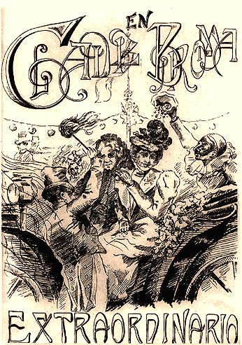 Cartel del Carnaval de Cádiz 1906