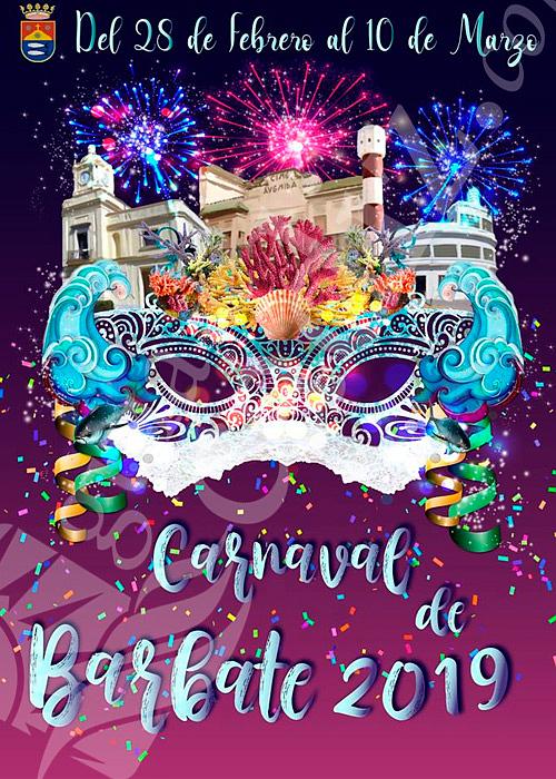 Cartel del Carnaval de Barbate 2019