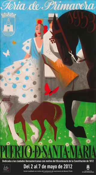 mundo Real Soleado El cartel de la Feria de El Puerto, obra de Manolo Prieto, se presentó ayer en Madrid | | Guía de Cádiz mundo Real Soleado El cartel de la Feria de El Puerto, obra de Manolo Prieto, se presentó ayer en Madrid | | Guía de Cádiz