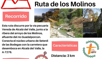 DE SETENIL A ALCALÁ. RUTA DE LOS MOLINOS